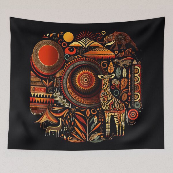 Item preview, African motifs in vibrant colours, beauty and fashion (2) designed and sold by br3wow.