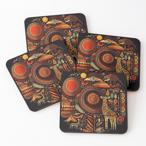 Item preview, African motifs in vibrant colours, beauty and fashion (2) designed and sold by br3wow.