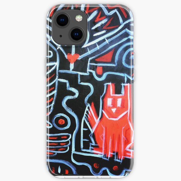 Little red dog iPhone Soft Case