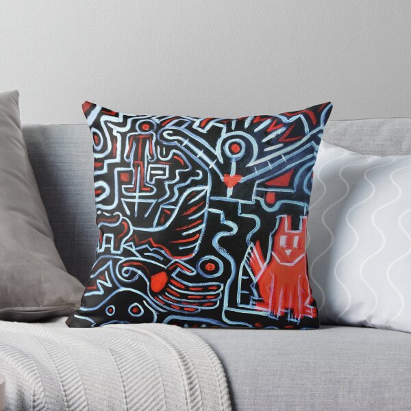 Petit chien rouge Coussin