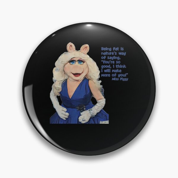 Button, badge MUPPETS - miss piggy