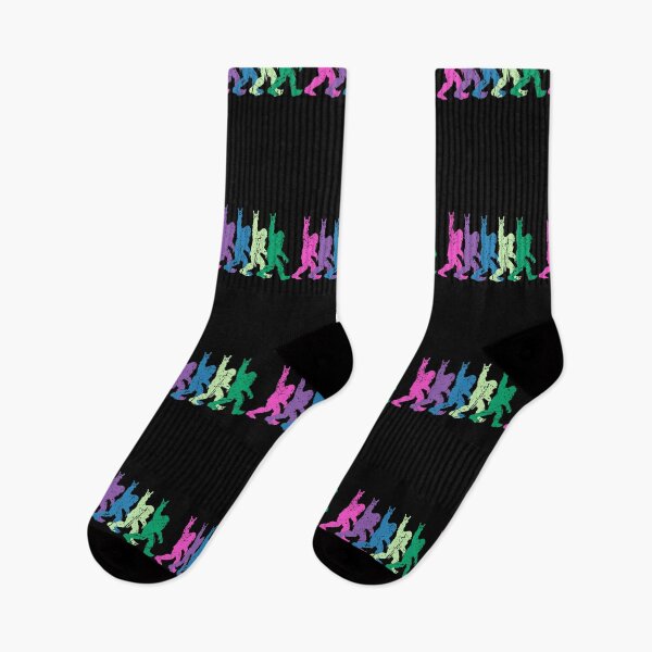 Item preview, Rock on bigfoot pop art retro silhouette designed and sold by Click-Like.