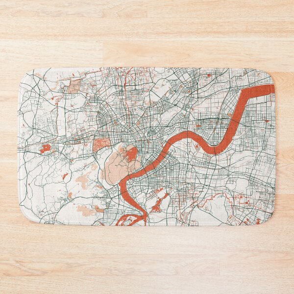 Item preview, Hangzhou City Map of Zhejiang, China - Bohemian designed and sold by deMAP.