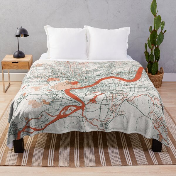 Item preview, Hangzhou City Map of Zhejiang, China - Bohemian designed and sold by deMAP.