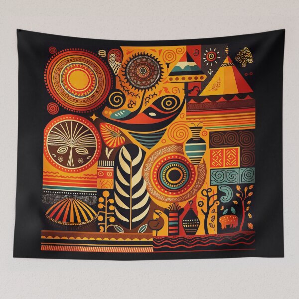 Item preview, African motifs in vibrant colours, beauty and fashion (2) designed and sold by br3wow.