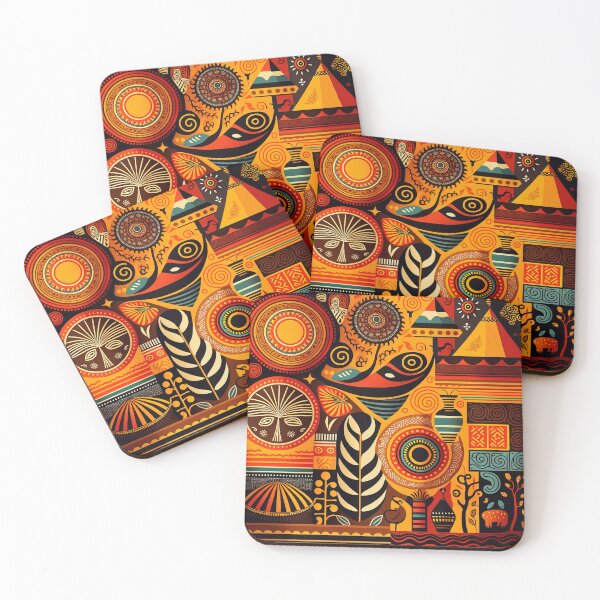 Item preview, African motifs in vibrant colours, beauty and fashion (2) designed and sold by br3wow.
