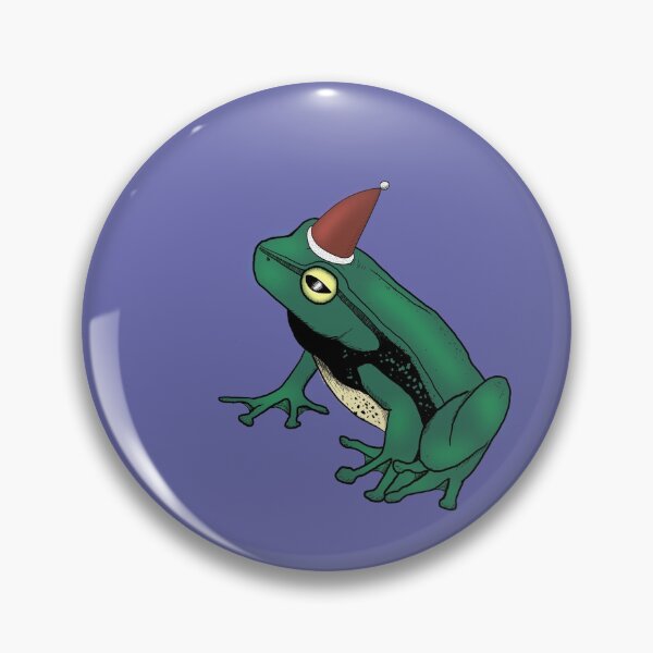Item preview, Santa Frog Purple designed and sold by spillingthemilk.