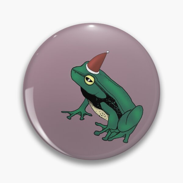 Item preview, Santa Frog Lilac designed and sold by spillingthemilk.