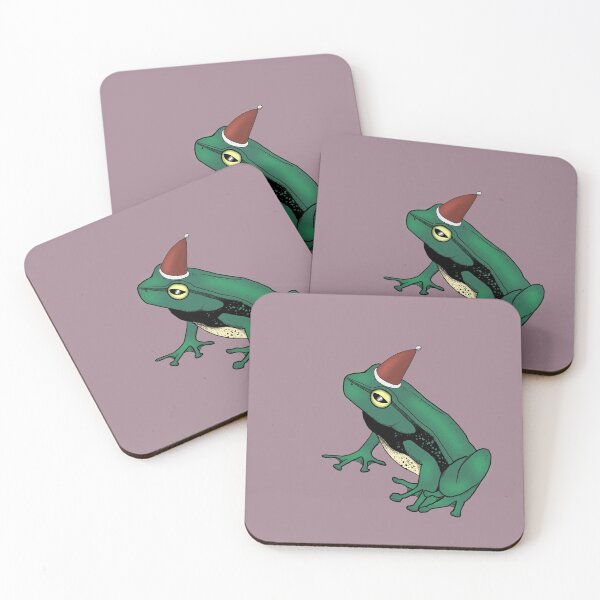 Item preview, Santa Frog Lilac designed and sold by spillingthemilk.