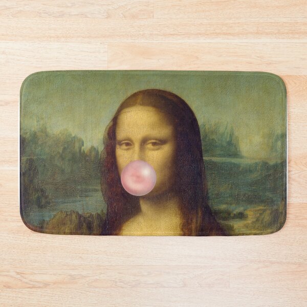 Item preview, Mona Lisa chewing gum - bubblegum meme designed and sold by SocialAtrophy.