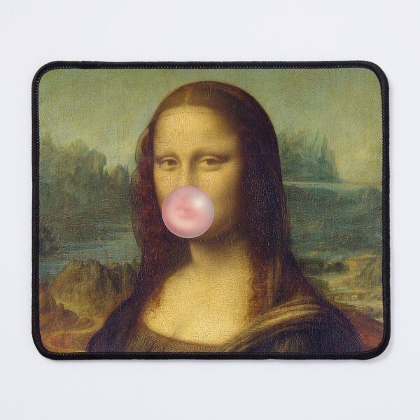 Item preview, Mona Lisa chewing gum - bubblegum meme designed and sold by SocialAtrophy.