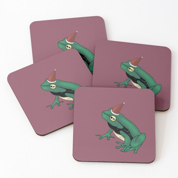 Item preview, Santa Frog Rose designed and sold by spillingthemilk.