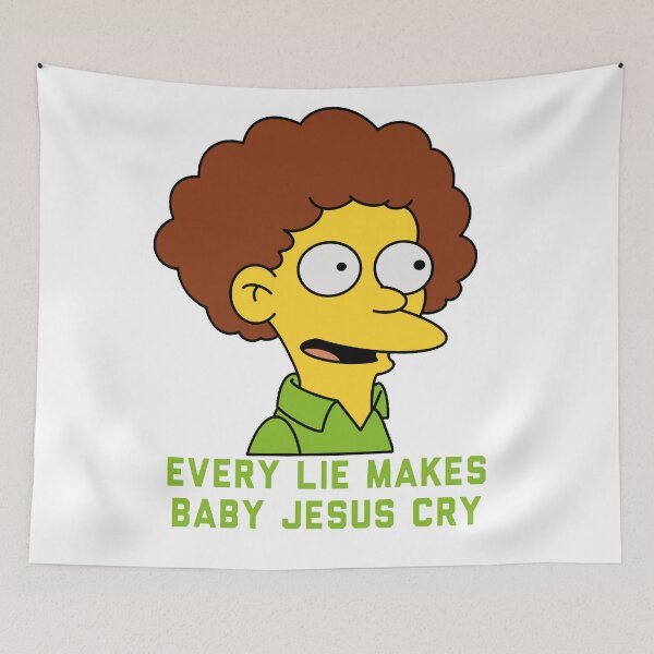 Item preview, Every Lie Makes Baby Jesus Cry designed and sold by Look-I-Made-It.