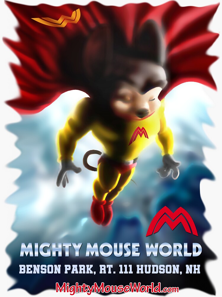Thumbnail 3 of 3, Sticker, Mouse World (MMW-2022-12) designed and sold by Regal-Music.