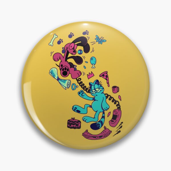 Item preview, Odie & Garfield  designed and sold by ShortAndSad.