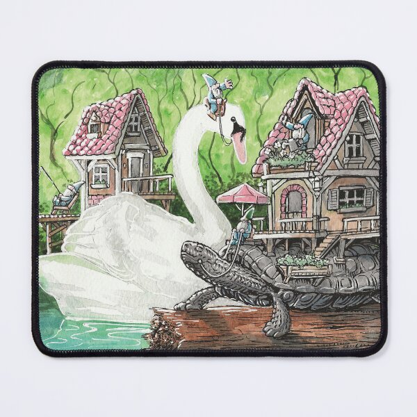 Item preview, Gnomes, Turtle and swan designed and sold by Ty Meier.