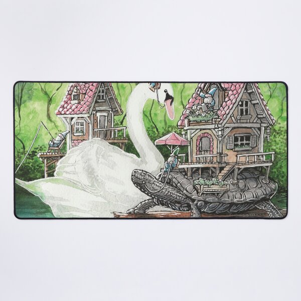 Item preview, Gnomes, Turtle and swan designed and sold by Ty Meier.