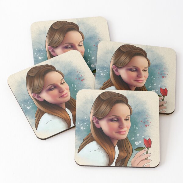 Item preview, Sara Tancredi with origami rose designed and sold by kelsey_fanart.