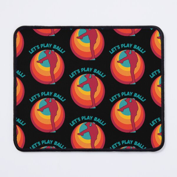Item preview, Let's Play Ball, Baseball, baseball fan, baseball player, I love baseball, baseball league, baseball mom, baseball dad, retro sunset, vintage sunset baseball, MLB, major league baseball designed and sold by CreativeBuys.