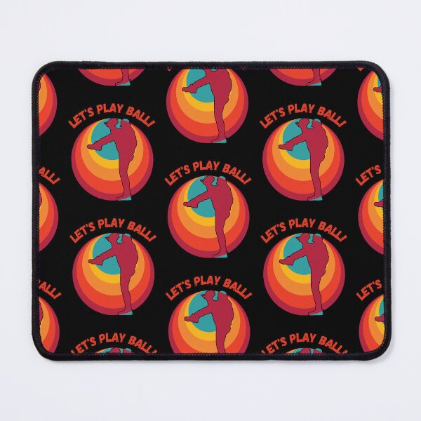 Item preview, Let's Play Ball, Baseball, baseball fan, baseball player, I love baseball, baseball league, baseball mom, baseball dad, retro sunset, vintage sunset baseball, MLB, major league baseball designed and sold by CreativeBuys.