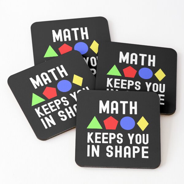 Item preview, Math Keeps You In Shape - Math Teacher, Math Professor, Algebra Teacher, Geometry Teacher, Trigonometry Teacher, Arithmetic Teacher designed and sold by jadedscientist.