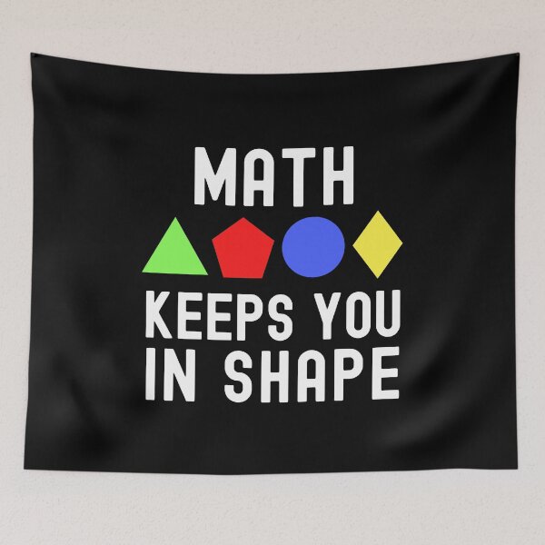 Item preview, Math Keeps You In Shape - Math Teacher, Math Professor, Algebra Teacher, Geometry Teacher, Trigonometry Teacher, Arithmetic Teacher designed and sold by jadedscientist.
