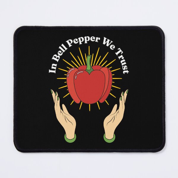 Item preview, In Bell Pepper We Trust - Paprika Lovers Puns Capsicum annuum designed and sold by Millusti.