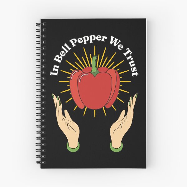Item preview, In Bell Pepper We Trust - Paprika Lovers Puns Capsicum annuum designed and sold by Millusti.