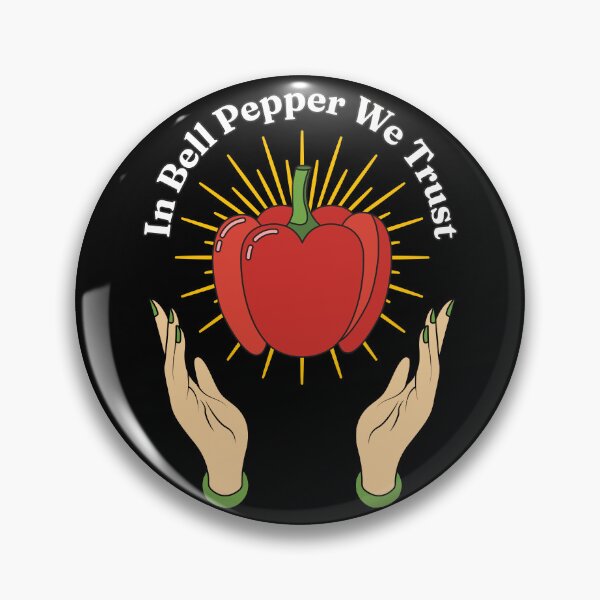 Item preview, In Bell Pepper We Trust - Paprika Lovers Puns Capsicum annuum designed and sold by Millusti.