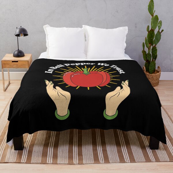 Item preview, In Bell Pepper We Trust - Paprika Lovers Puns Capsicum annuum designed and sold by Millusti.