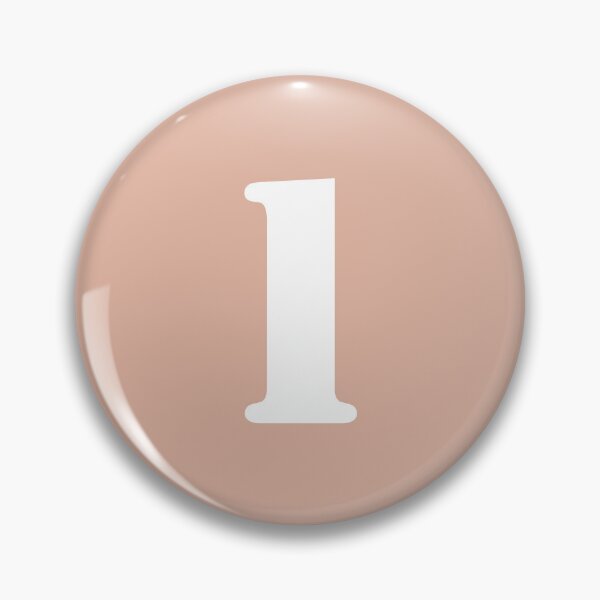 Item preview, Number One (1) in Pink Circle designed and sold by Ching Teoh.