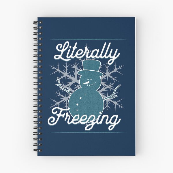 Item preview, Literally Freezing - Blue Snowman designed and sold by SimplyMe-Plus.