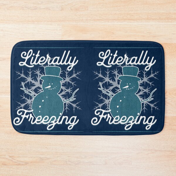 Item preview, Literally Freezing - Blue Snowman designed and sold by SimplyMe-Plus.