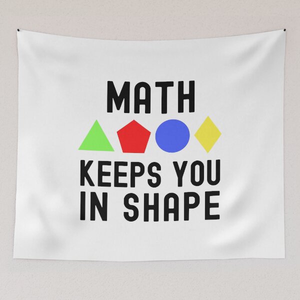 Item preview, Math Keeps You In Shape - Math Professor, Math Teacher, Algebra Teacher, Geometry Teacher, Trigonometry Teacher, Arithmetic Teacher designed and sold by jadedscientist.