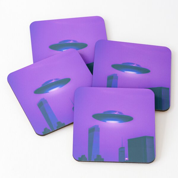 Item preview, UFO Sighting | NYC cityscape | Vaporwave Aesthetics designed and sold by spinolator.