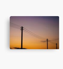 Telephone Wires Canvas Print