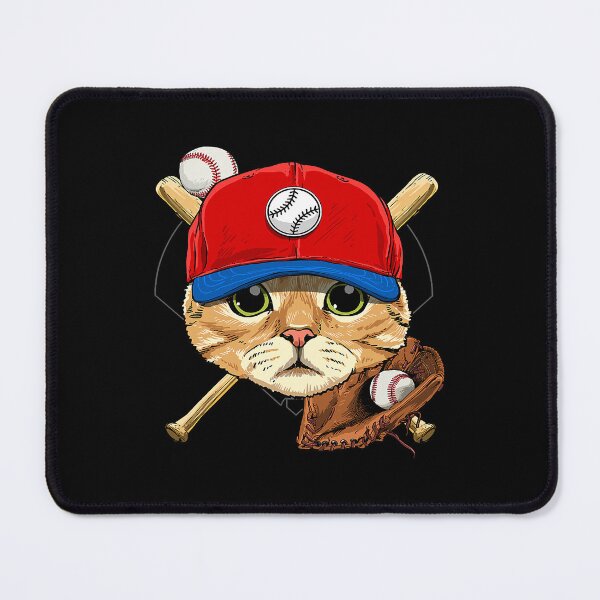 Item preview, Baseball Player Cat Batter Pitcher Catcher Baseball Coaches295 designed and sold by Gootyn.