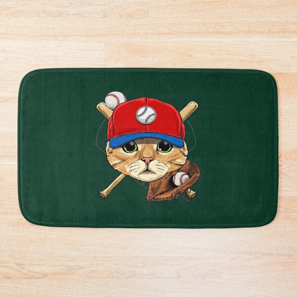 Item preview, Baseball Player Cat Batter Pitcher Catcher Baseball Coaches295 designed and sold by Gootyn.