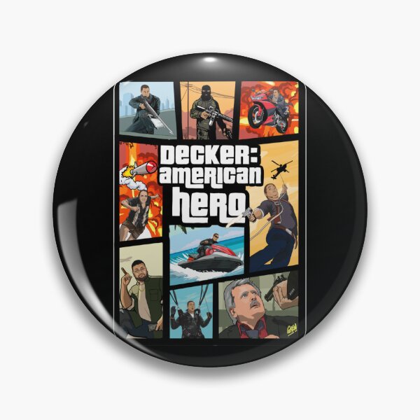 Item preview, Decker American Hero original On Cinema Artwork1  designed and sold by SillyProduction.
