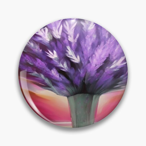 Item preview, Lavender Bouquet with French Accents on a Red Ornamental Table  designed and sold by deniselynnimage.