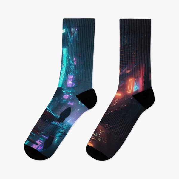 Item preview, Cyberpunk City at Night designed and sold by AICreateWorlds.