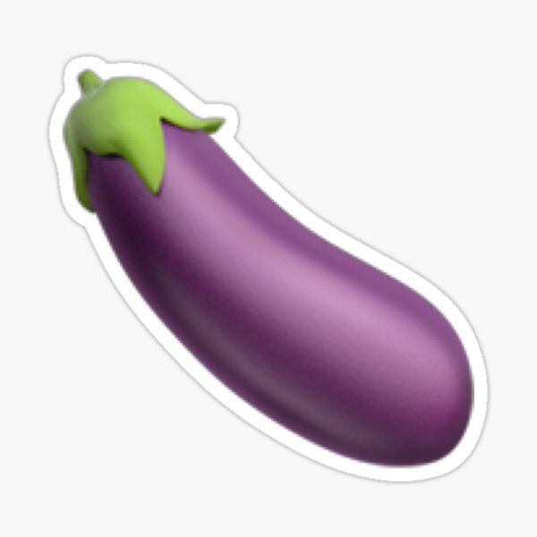 Eggplant Emoji Sticker For Sale By Popular Ts Redbubble