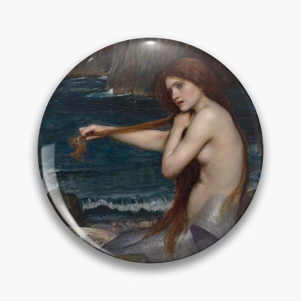 Item preview, Mermaid painting designed and sold by Bunniesshop444.