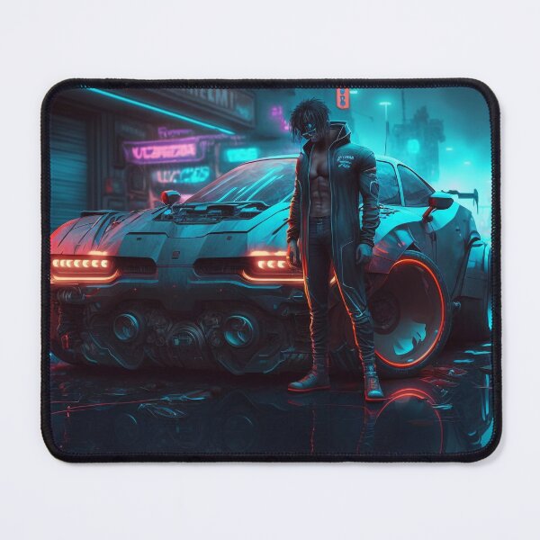 Item preview, Supercar Cyberpunk Streets designed and sold by AICreateWorlds.