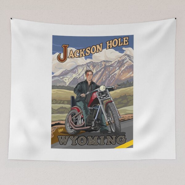 Item preview, Tim Heidecker Biking in Jackson Hole  designed and sold by SillyProduction.