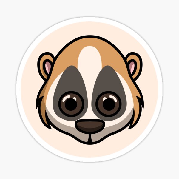 Moth Sticker – Slow Loris