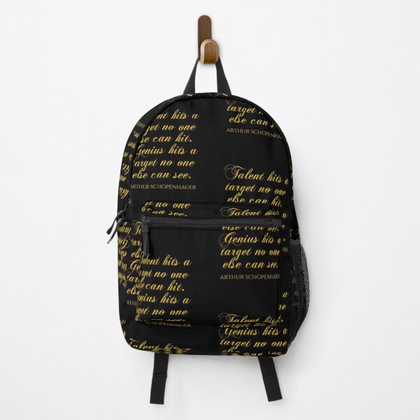 Item preview, Talent Hits A Target No One Else Can Hit Genius Hits A Target No One Else Can See - Arthur Schopenhauer designed and sold by PhiloJourney.