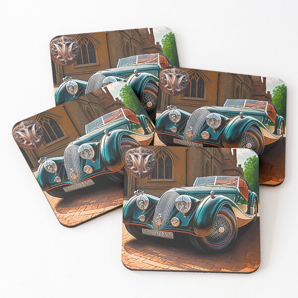 Item preview, Classic Vintage Convertible Sports Car designed and sold by Charlies-Artbox.