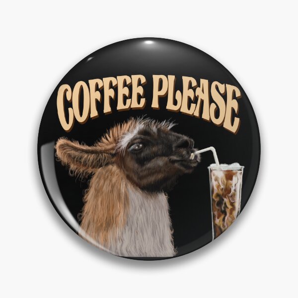Item preview, Llama and Coffee designed and sold by Chatchot.