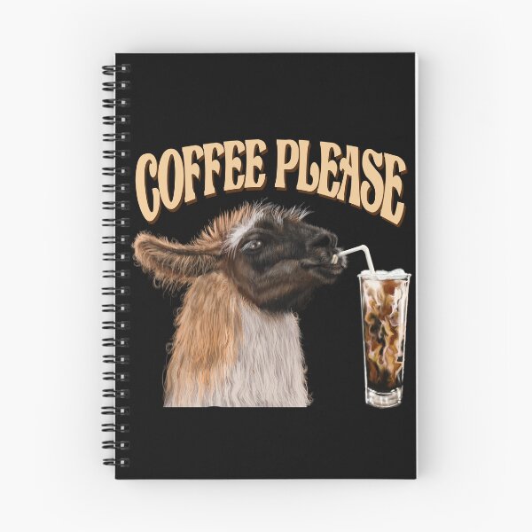 Item preview, Llama and Coffee designed and sold by Chatchot.